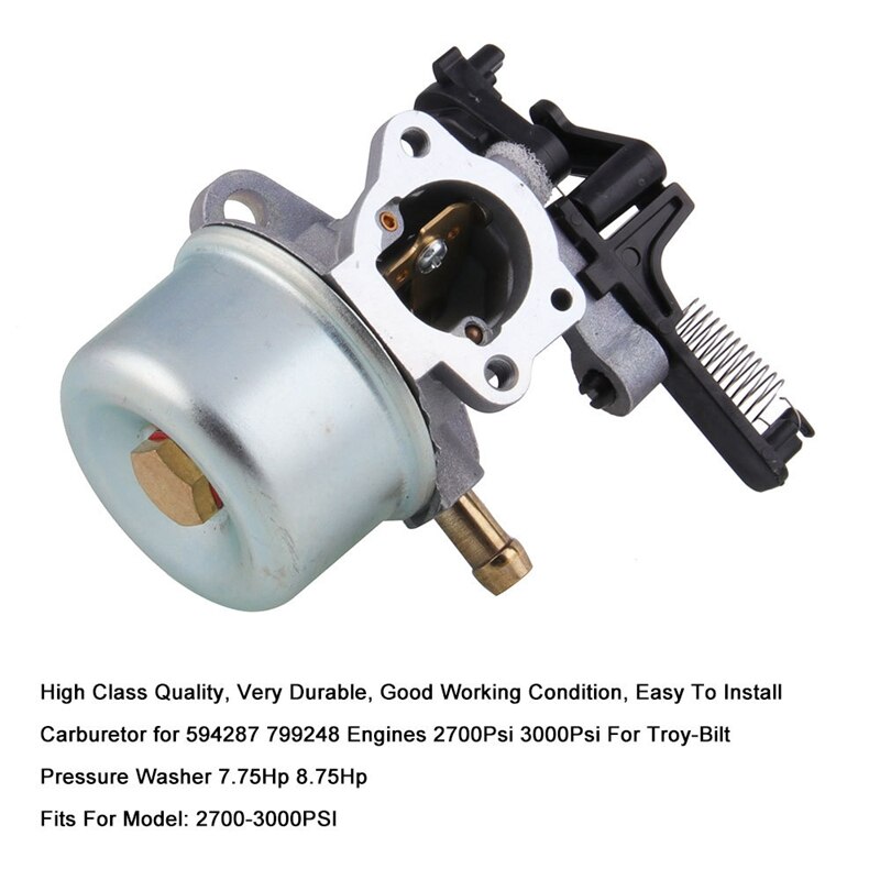 Carburateur carb 591137 590948 11 p 902 11 p 907 11 p 905 voor briggs & stratton grasmaaier