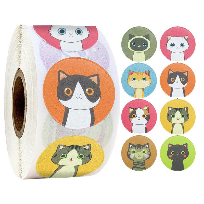 Reward Stickers Encouragement Sticker Roll for Kids Motivational Stickers with Cute Animals for Students Teachers: design 10-500pcs