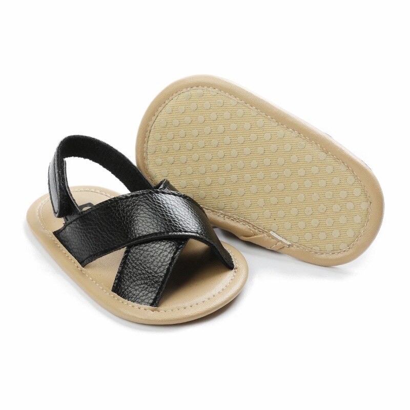 0-18m verão bebê meninos respirável anti-deslizamento sapatos criança macio soled primeiros caminhantes