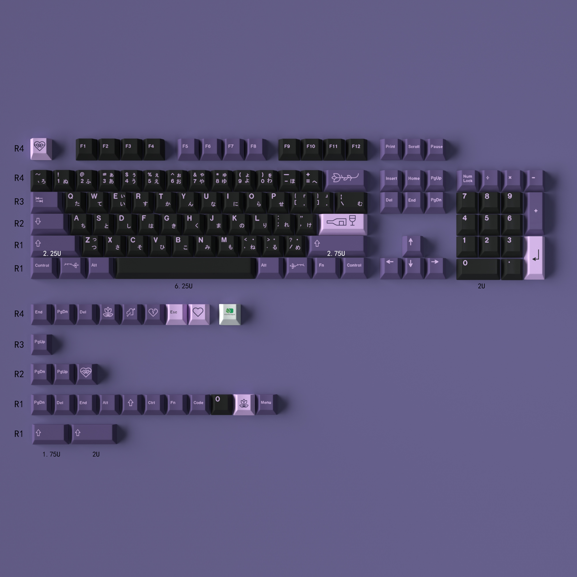 GMK The First Love Keycaps, juego grande, teclas personalizadas en inglés japonés, perfil de cereza, teclas de DYE-SUB PBT para teclado mecánico
