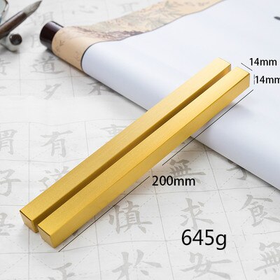 Portable Paperweights Small Solid Brass Paperweights Chinese Tradtional Calligraphy Painting Paperweight Paper Pressing: C