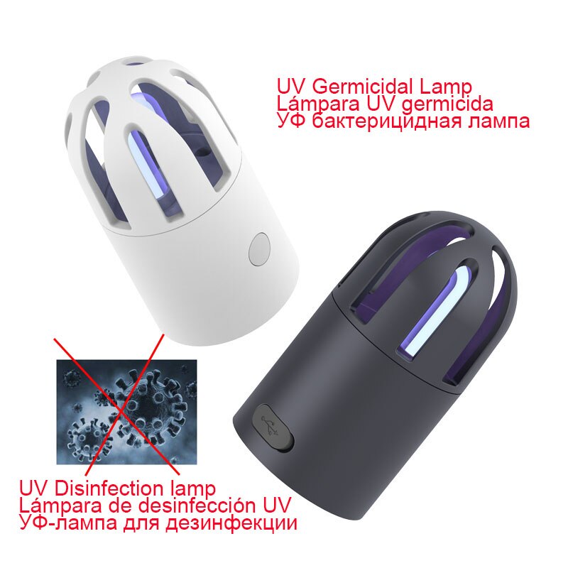 Zgx uvc-desinfectielamp uv-sterilisatielamp reissterilisatielampen opvouwbare ultraviolette desinfectie led-lamp voor binnen