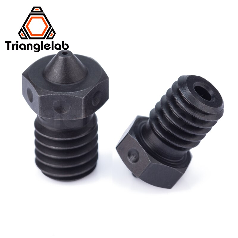 Trianglelab-buse V6 en acier trempé, 1 pièce, pour impression, PEI PEEK ou filament en fibre de carbone, A2 pour E3D HOTEND