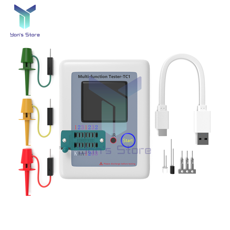 Multimètre testeur de Transistor pour Diode Triode MOS/PNP/NPN, LCR-TC2 TC-T7-H LCR-TC1,: LCR-TC1