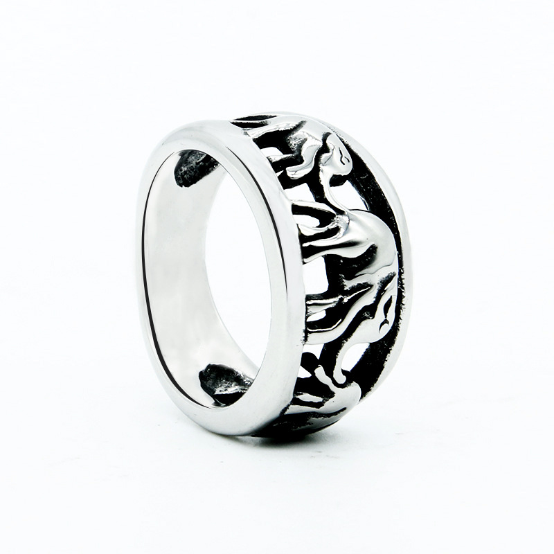 Mooie Anti Allergie Olifant Ring Rvs Goud Zilver Kleur Cute Animal Vrouwen Ringen Unieke Charme Sieraden