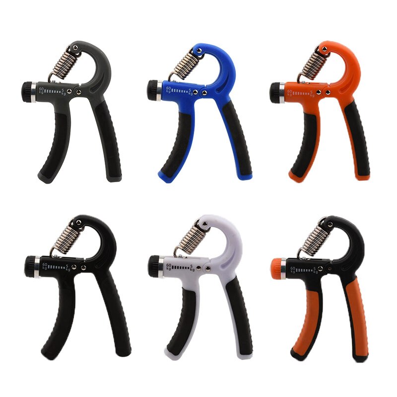 Adjustable R-Shape Countable Hand Grips Strength Exercise Strengthener Gripper Spring Finger Pinch Carpal Expander 5-60kg