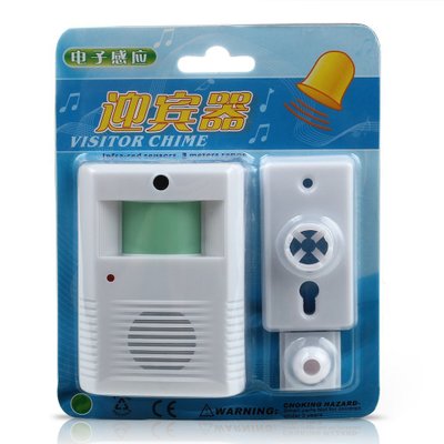 Protable Ring Doorbell Visitor Chime Motion Detector For Home Store Hotel For Business Welcome Guest Visit Reminder