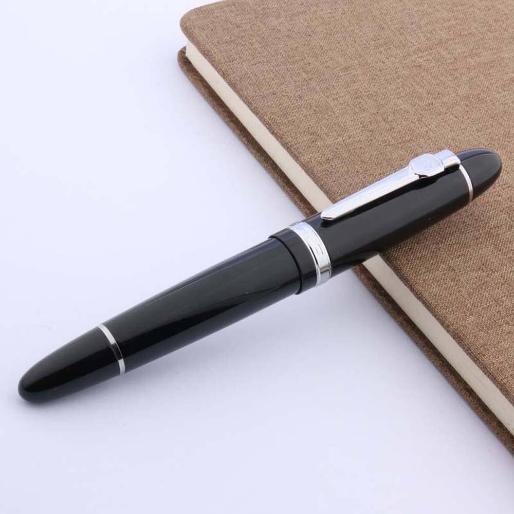 JINHAO 159 classic silver Twist Rollerball Pen calligraphy spinning switzerland ink Business Office school supplies: A1