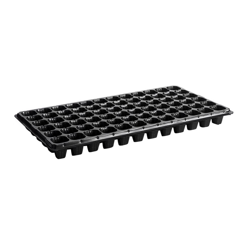10Pcs Seeding Tray Plastic Nursery Tray Succulent Plants Pot Seed Grow Box Tray JS23: C