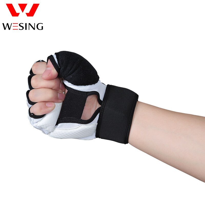 Wesing Taekwondo protector del empeine guantes para la formación de la competencia protector para Taekwondo artes de las mujeres de los hombres
