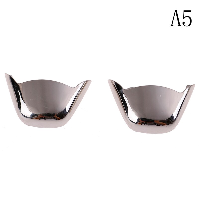 1 paar metalen schoenen, teenbescherming, hoge hakken, schoenreparatieaccessoires, schoendecoraties, 15 stijlen