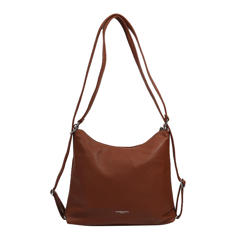 Monitoimireput, pehmeät pestyt pu-nahkaiset olkalaukut, suuren kapasiteetin varkaudenestoinen reppu, koululaukku naisille ja tytöille: Beige