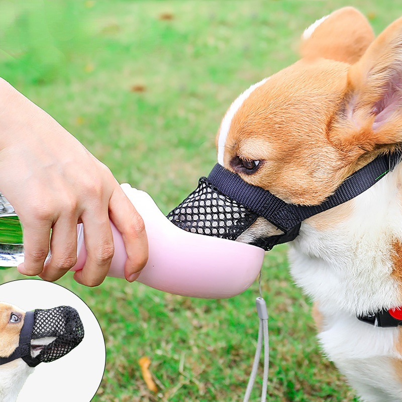 Small Large Dog Corgi Alaska Muzzle Golden Retriever Dog Mouth Basket Breathable Outdoor Mask for Dogs Supplies