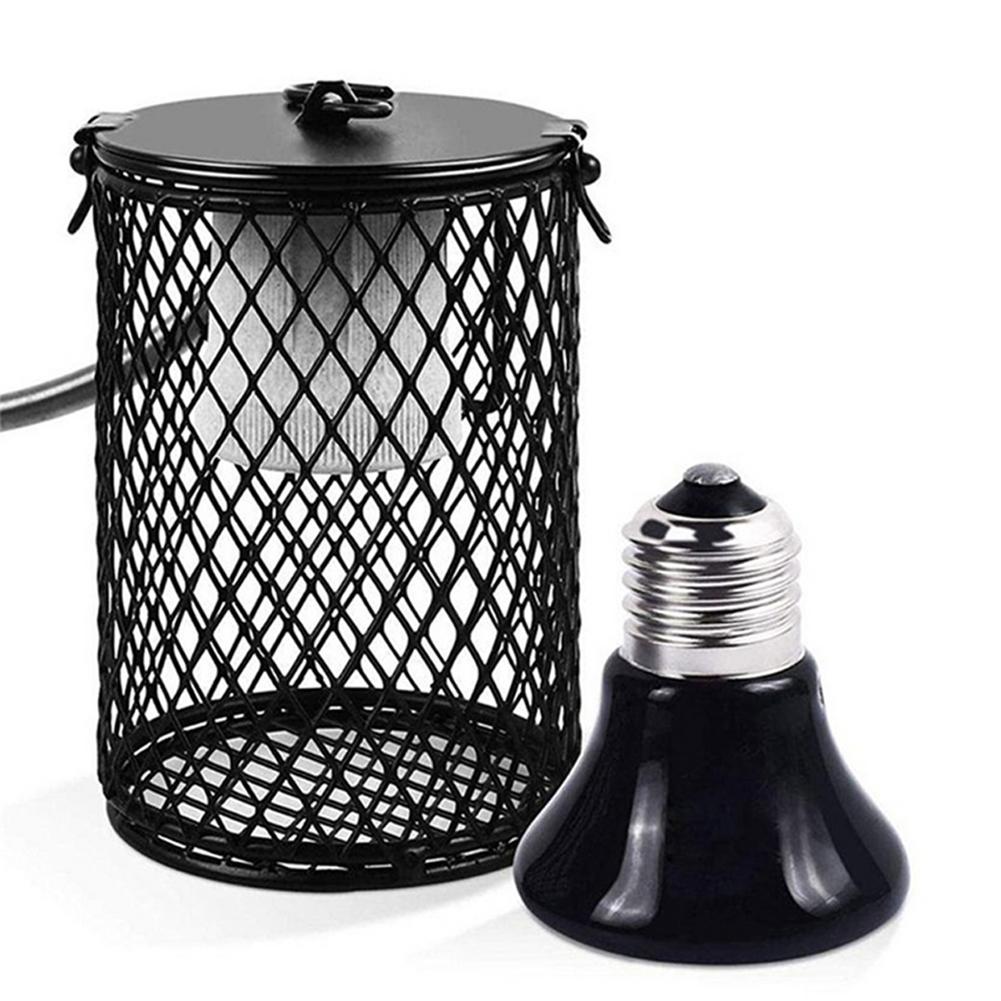 Warmte Schijnwerper Keramische Verwarming Reptiel Warmtelamp Reptiel Ver Infrarood Lamp Lampen Amfibieën Hagedissen Temperatuur Controller
