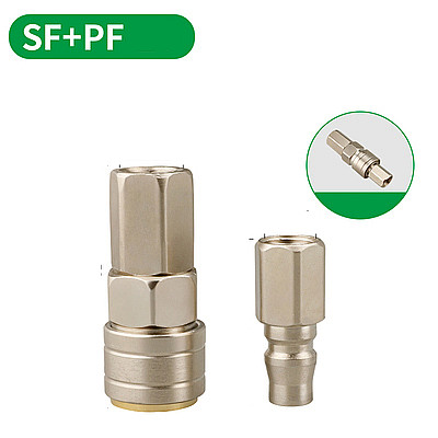 Pneumatic Fitting C Type Self-locking Quick Coupling Connector Coupler For Air Compressor SP PP SM PM SH PH SF PF 10 20 30 40: Royal Blue / 1-1/4"