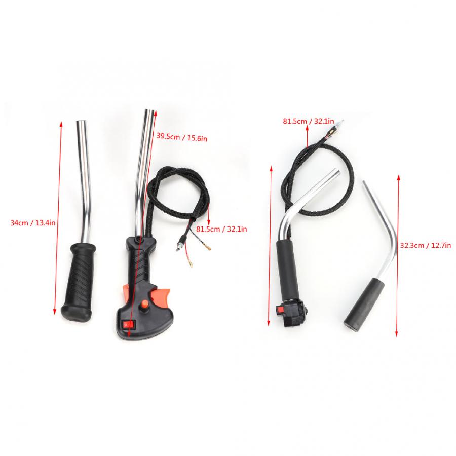 Shoulder Carrying Mower Control Handle Throttle Switch Replacement Accessories Lawn Mower Parts Lawn Mower Handle