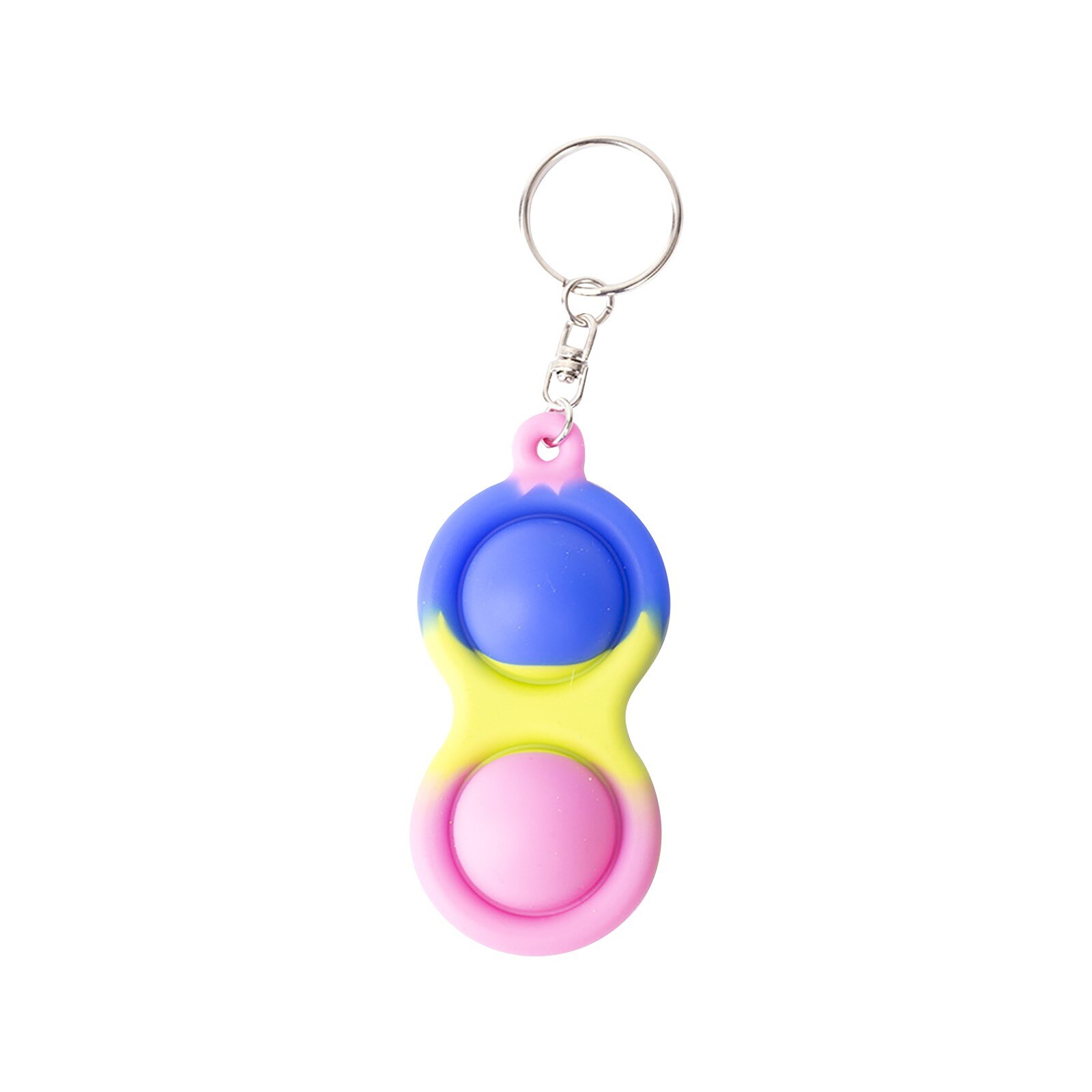 Divertente semplice fossetta Fidget giocattoli sollievo dallo Stress bambini adulti fossetta giocattoli Squishy educazione precoce bordo di allenamento intensivo bolla Pop: C