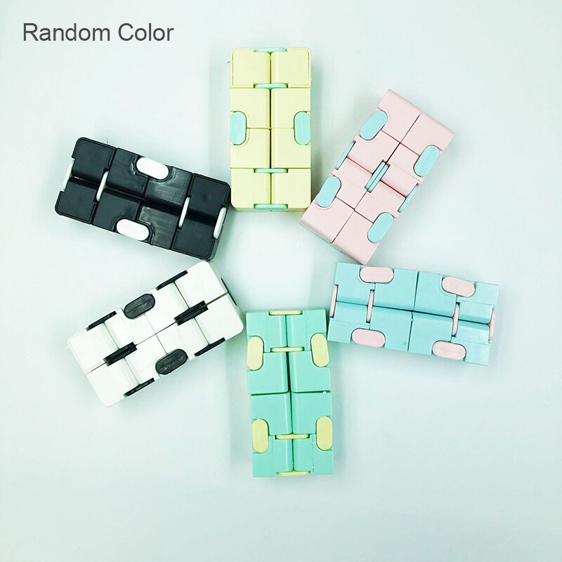 Stress Reliever Relaxing Toy Cube Infinity Cube Anti Stress Toys Flip Infinity Cube Relax Toy Office Adults Toy Cube Blocks: Default Title