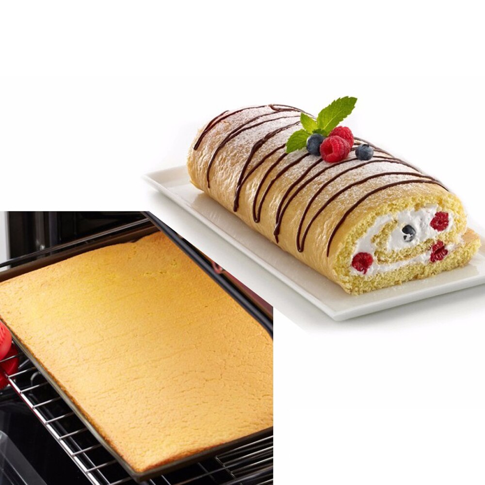 Siliconen Bakken Mat Diy Multifunctionele Cake Pad Non-stick Oven Liner Zwitserse Roll Bakvormen Bakken Tools