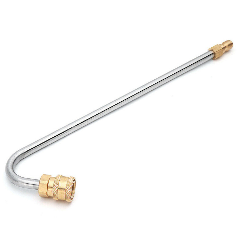 High Pressure Curved Washer Stainless Steel Gutter Cleaner Durable Wand Lance Accessory Anti-Corrosion Kit Elbow Rod Water Pumps
