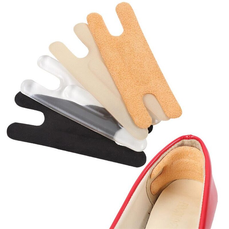 Protector de silicona para el talón para mujer, pegatina gruesa para el dolor del talón, antifricción, tira de forro, plantillas para zapatos de tacón alto