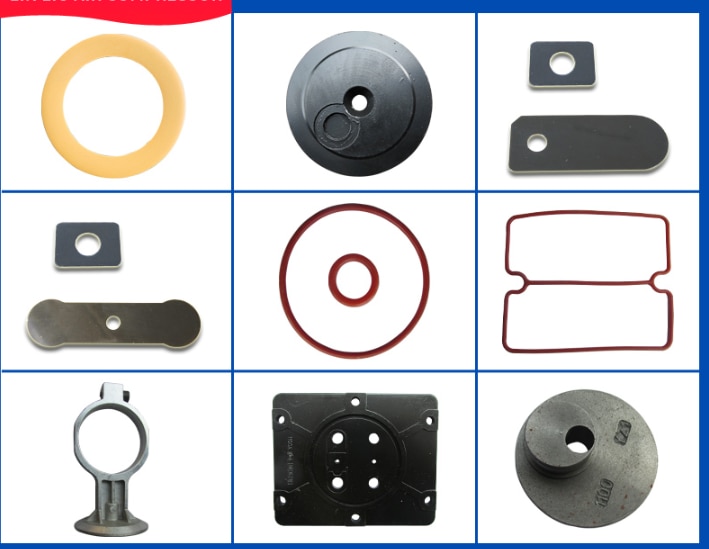 Autus Olievrije Stille Pomp Zuiger Ring Accessoires Air Compressor Drijfstang Cup Cilinder Staal Mouw Rubber Ring