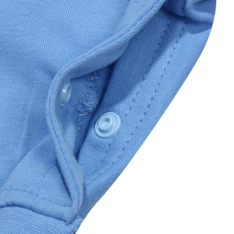 Neue Baby Mädchen Junge Strampler Baumwolle lässig Langarm Blau Diamant aufbringen Hinter Strampler Frühling Herbst Winter Baby Kleidung 6-18M