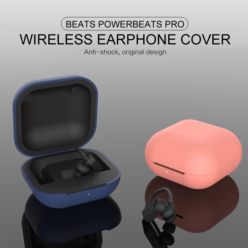 Waterproof Portable Headphone Cover Protective Case For Beats Powerbeats Pro Headset Silicone Cases Wireless Headset Accessories