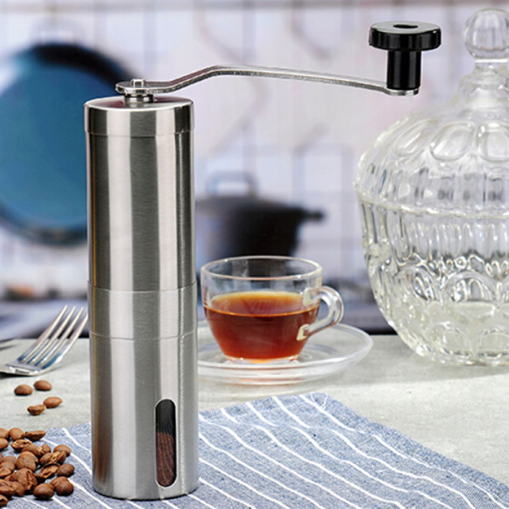 Roestvrij Staal Handmatige Koffiemolen Draagbare Verstelbare Keramische Conische Machine Handleiding Pepermolen Keuken Benodigdheden