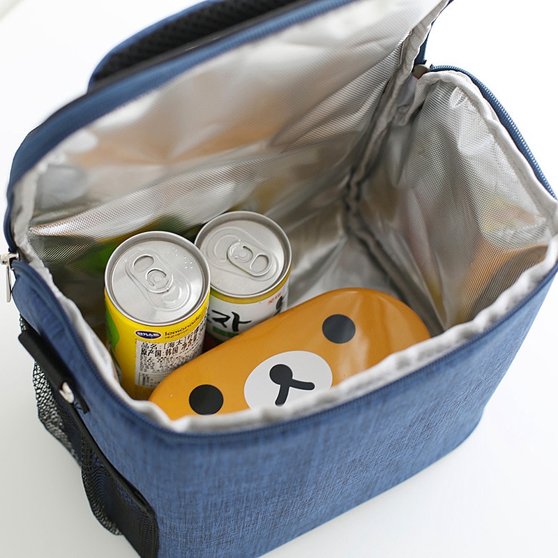 9L thickening cooler bag thermal lunch picnic box ice pack cans holder meal drinks insulation cool shoulder bag cool handbag