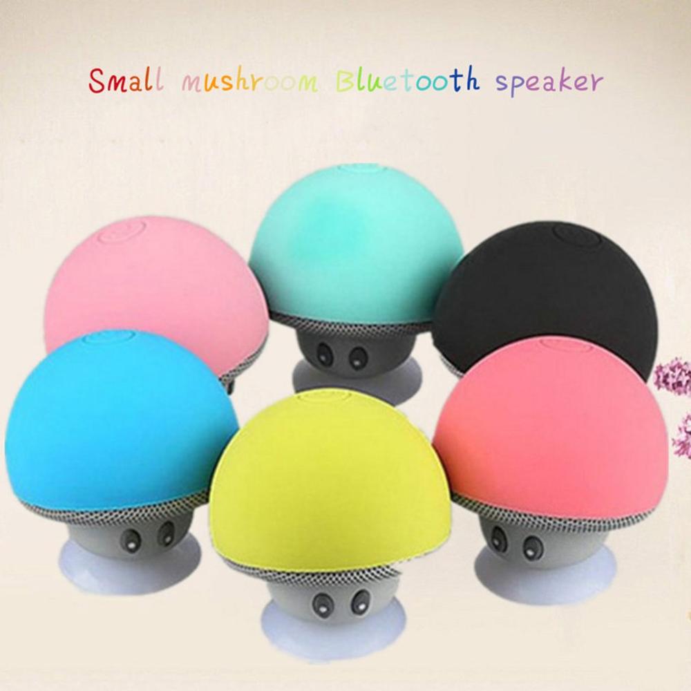 Mini trådlös högtalare svamp bärbar vattentät dusch stereo subwoofer musikspelare för iphone android