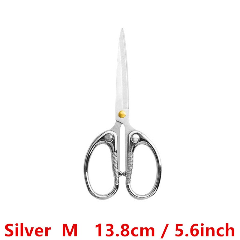 1 Pcs Professionele Naaien Schaar Snijdt Recht En Stof Kleding Kleermaker Schaar Huishoudelijke Briefpapier Kantoor Schaar Tool: 003     Silver