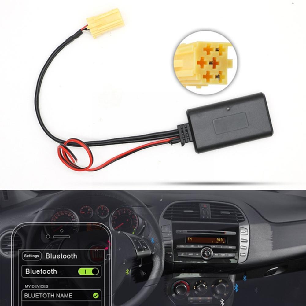 Car Bluetooth 5.0 Module Cable AUX Adapter For Smart Fortwo 451 Roadster Grundig Radio CD 8 Pins MINI ISO Connector Plug