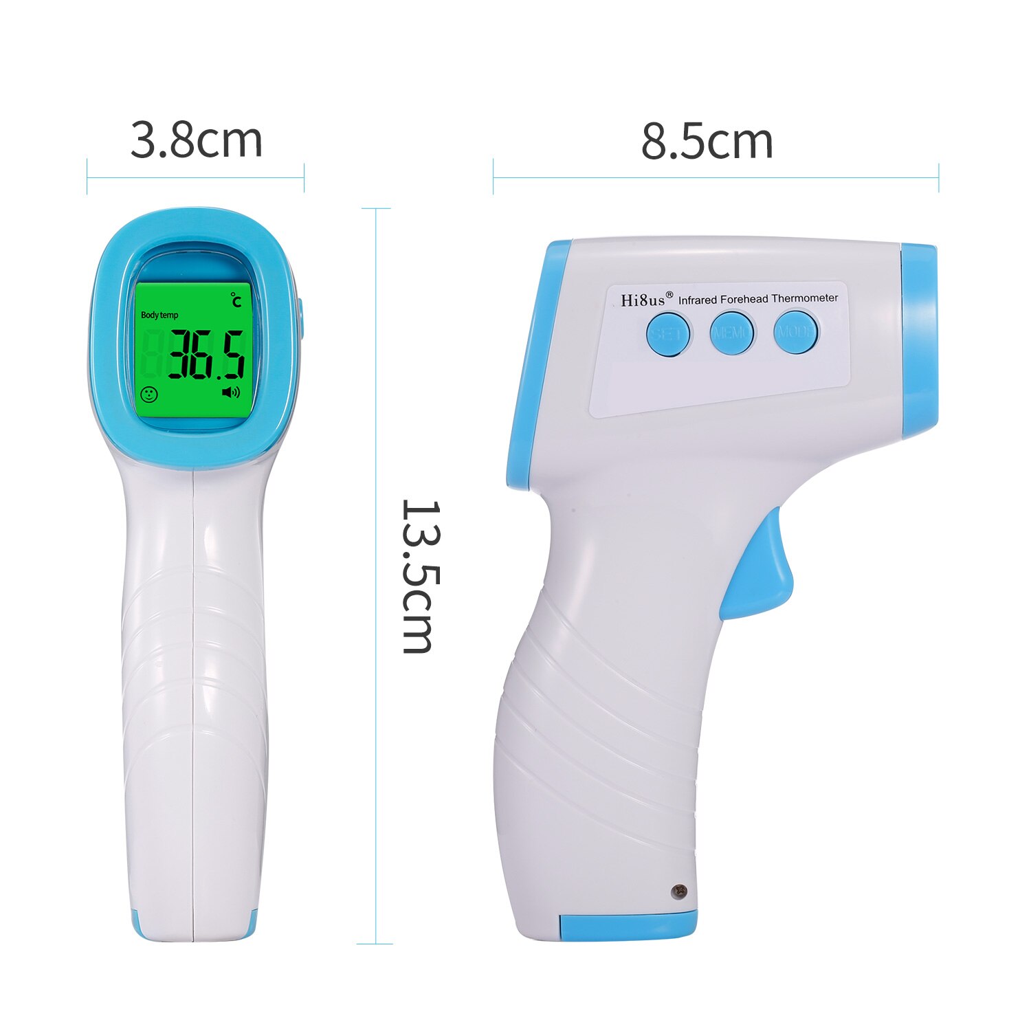 Digital Forehead Object Handheld Infrared Thermometer Temperature Gauge Non Contact Temperature Measurement Device