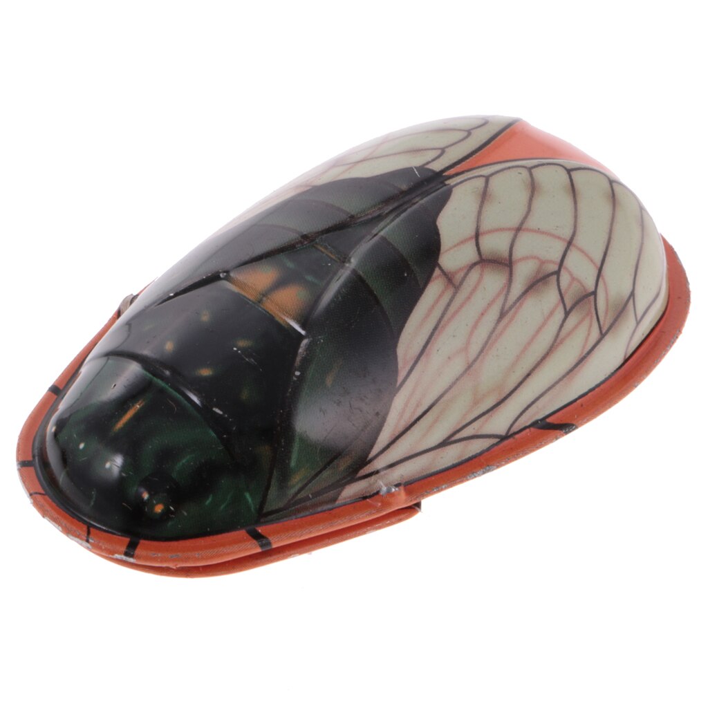 Metal Sounding Cicada Model Tin Toy Collectible