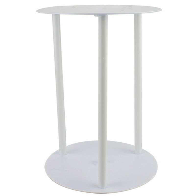 Soporte Pastel 2 Niveles QUARKZMAN - Metal Plateado Flores - Para Bodas Y Eventos