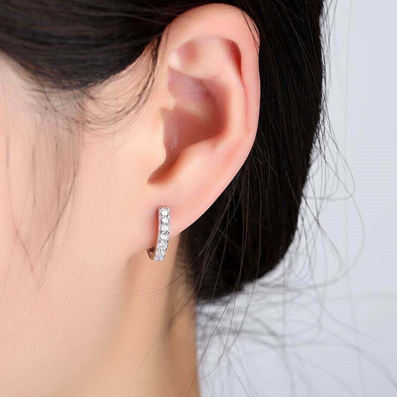 1 paire/Or/Or Rose Strass Smalle Petite Boucle D'oreille Confortable Piercing Boucle D'oreille Cartilage Daith Conque Tour Confortable Oreille Piercing