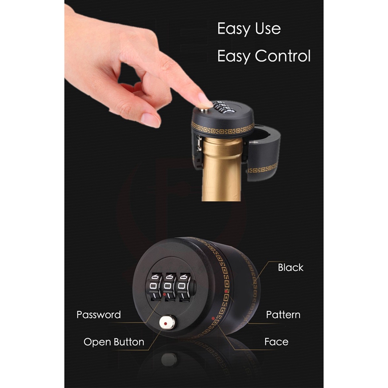 Plastic Fles Sluizen Combinatie Lock Wijn Stop Vacuüm Plug Apparaat Behoud Voor Meubilair Lock