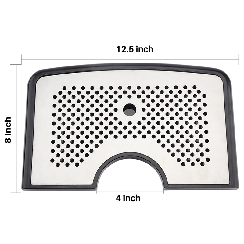 Bier-/wijnlekbak voor biermachine, biertoren, goede plastic/roestvrijstalen lekbak voor bierbar
