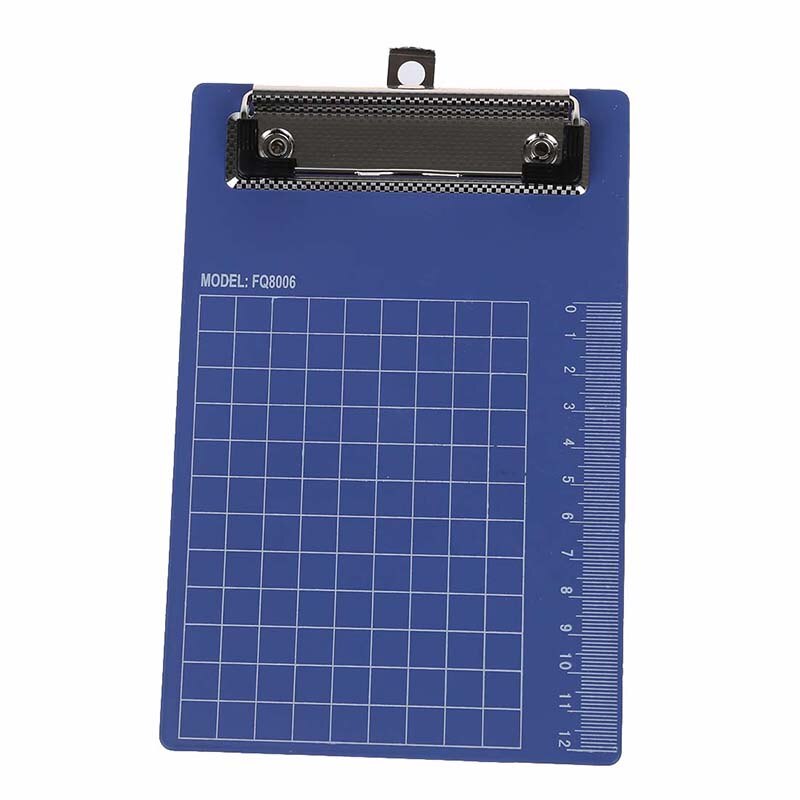 Pad Clip Holder Folder Plastic Clipboard Blue Purple for paper A6