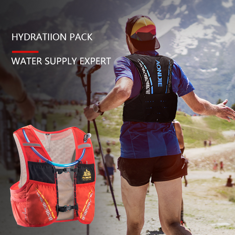AONIJIE-mochila ligera C933 SD28 para correr, chaleco de hidratación para senderismo, carreras, Maratón, botellas opcionales, 5L