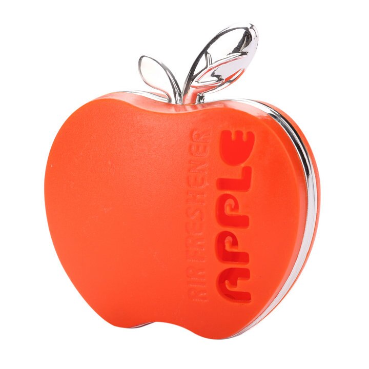 Apple Shape Mixed Fragrance Soild Perfume Luxury Air Conditioner Decoration Car Diffuseer Ambientador Flower Faint Scent: Orange