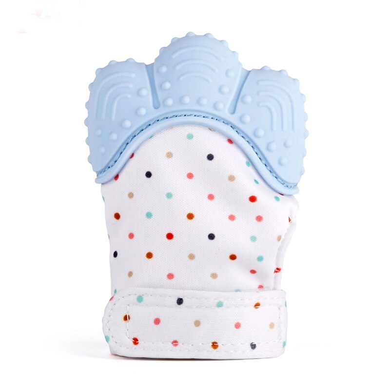 Newborns Safe Silicone Baby Gloves Baby Stuff Mitt Teething Candy Wrapper Sound Teether Mittens For Children Gloves