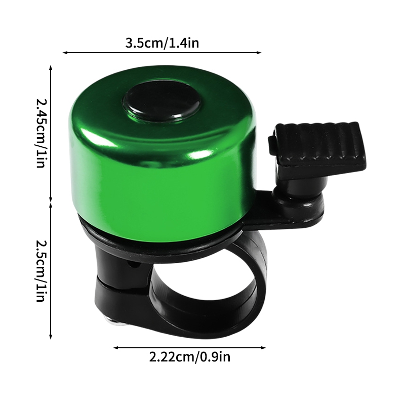 Bicycle Bell Cycling Accessories MTB Mountain Road Bike Handlebar Bell Ring Safety Warning Alarm Bicycle Call Bells: green