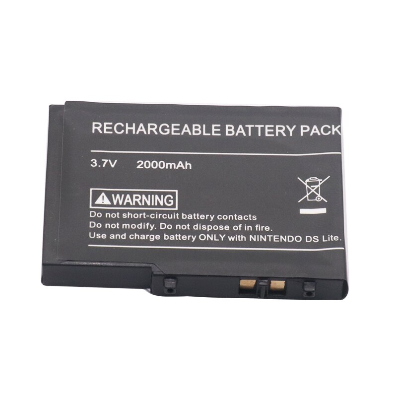 OENY 2000mAh 3.7V Rechargeable Lithium-ion Battery For Nintendo DS Lite Replacement Battery Pack With Mini Screwdriver for NDSL