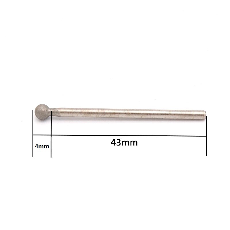 10Pcs Tapered Cone Hoofd Schuurpapier Stok Stalen Schacht Zand Papier Voor Polijsten Slijpen Schurende Grit Burs Stok Schuren