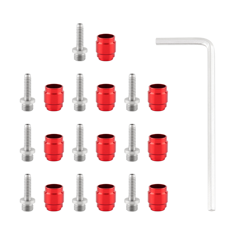 MUQZI 5/10 Uds Kit de oliva de freno de bicicleta manguera de freno inserto de conexión accesorio de aceite para manguera de disco hidráulico SRAM AVID Stealthamajig: verde