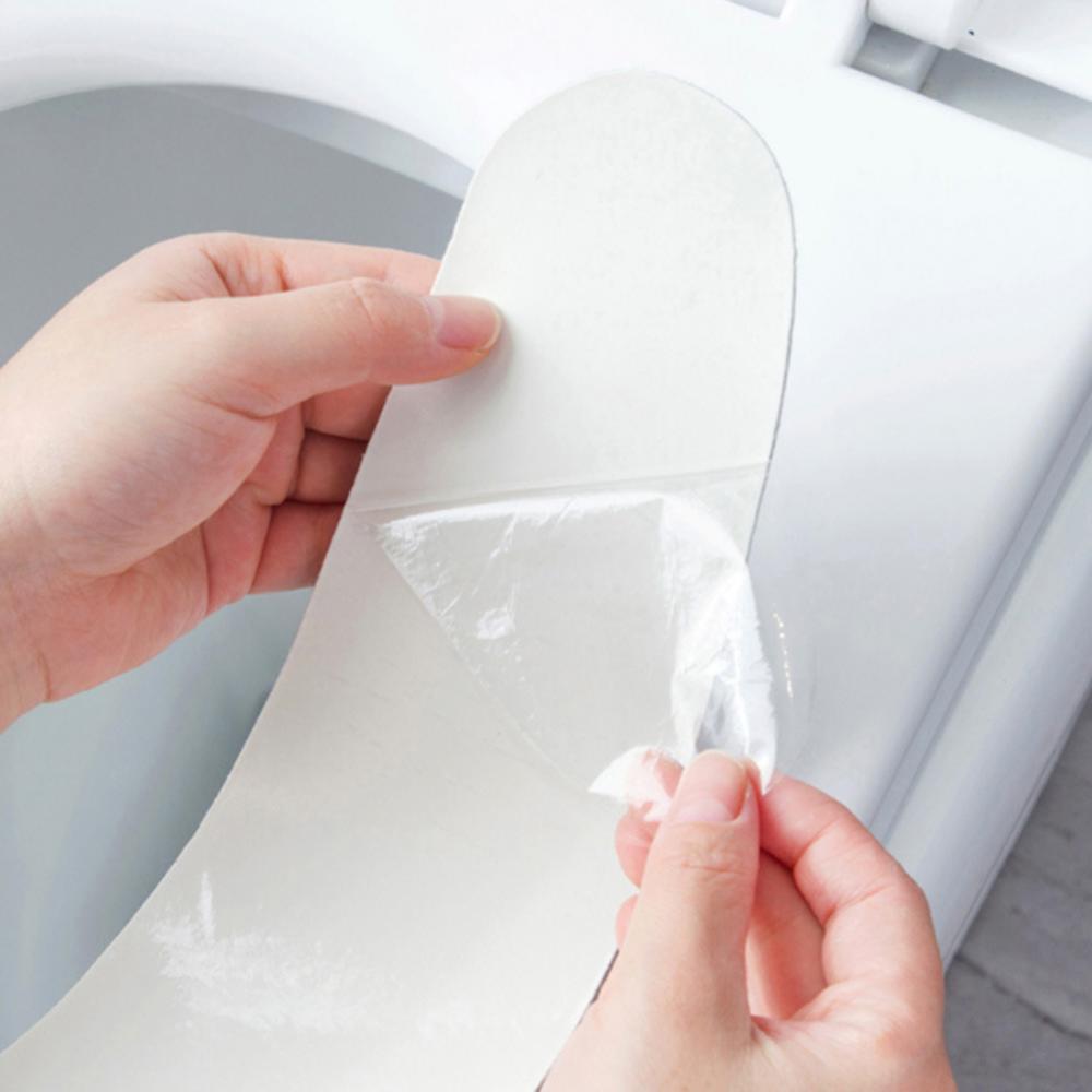 60% Self Adhesive Print Toilet Seat Cover Mat Cushion Washable Bathroom Accessory