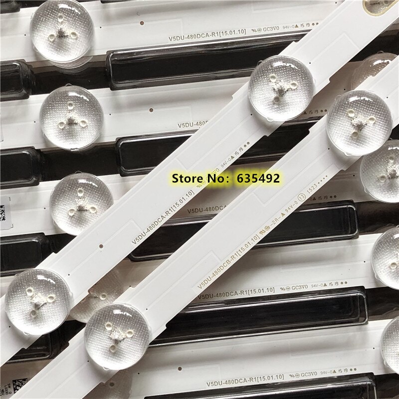 LED backlight strip 11 lamps for Samsung S_5U75_48_FL L5 R6 BN96-34793A 34794A UE48JU6000 UE48JU6400K UE48JU6450 V5DU-480DCA-R1