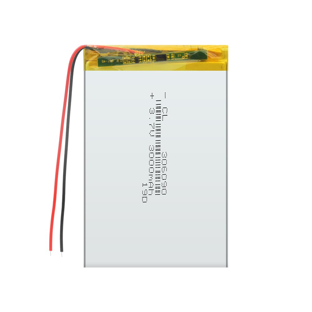 1/2/4 Rechargeable 3.7V 3000mAh 306090 Lithium Polymer Li Ion Lipo Battery For E-book Power Bank Tablet Camera Radio Notebook